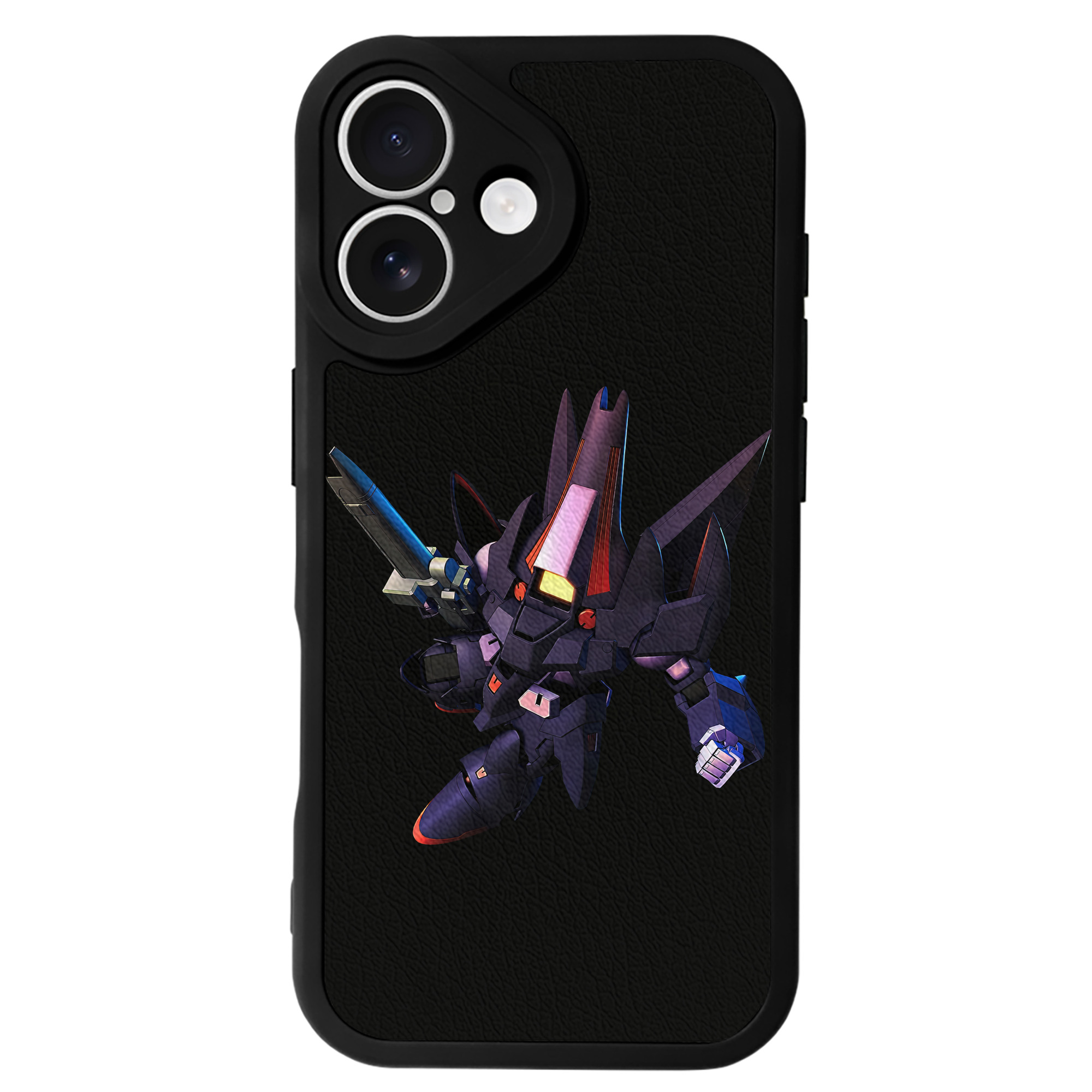 （画像用） 機動戦士ガンダム Mobile Suit Gundam 【iPhone 16シリーズ対応】シリコンスマホケース（レザー調） 材質：シリコン